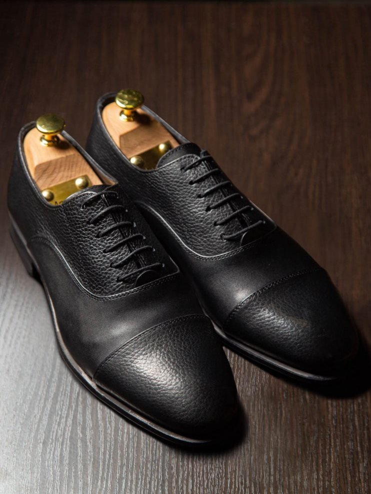 Оксфорды MAZALTOVMAN Черный кожаные