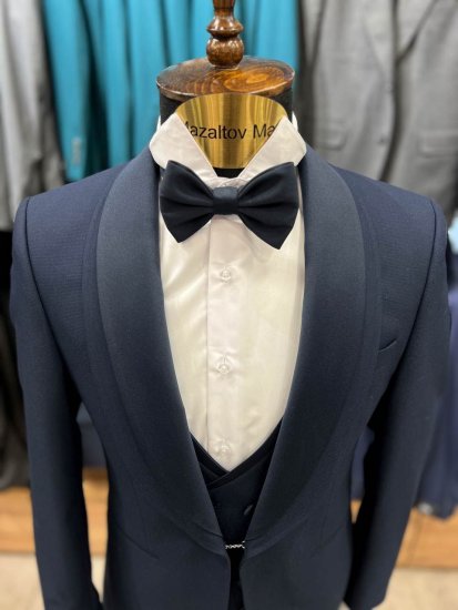 Смокинг MAZALTOVMAN 3-ка Синий премиум