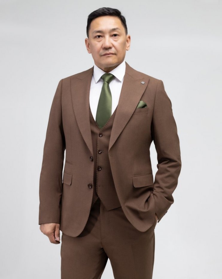 Костюм-тройка MAZALTOVMAN коричневый