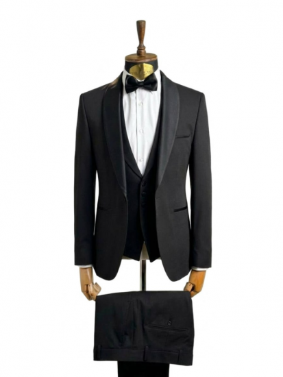 Смокинг MAZALTOVMAN 3-ка Черный премиум линейка