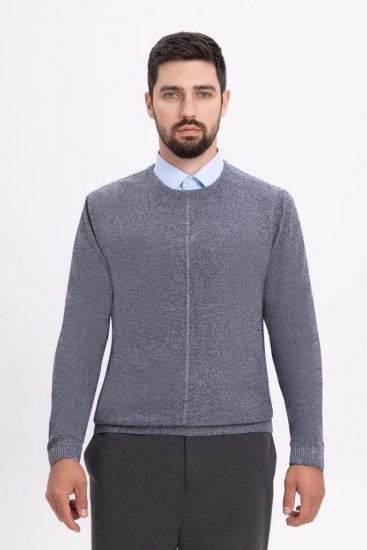 Джемпер AMT Серый фактурный