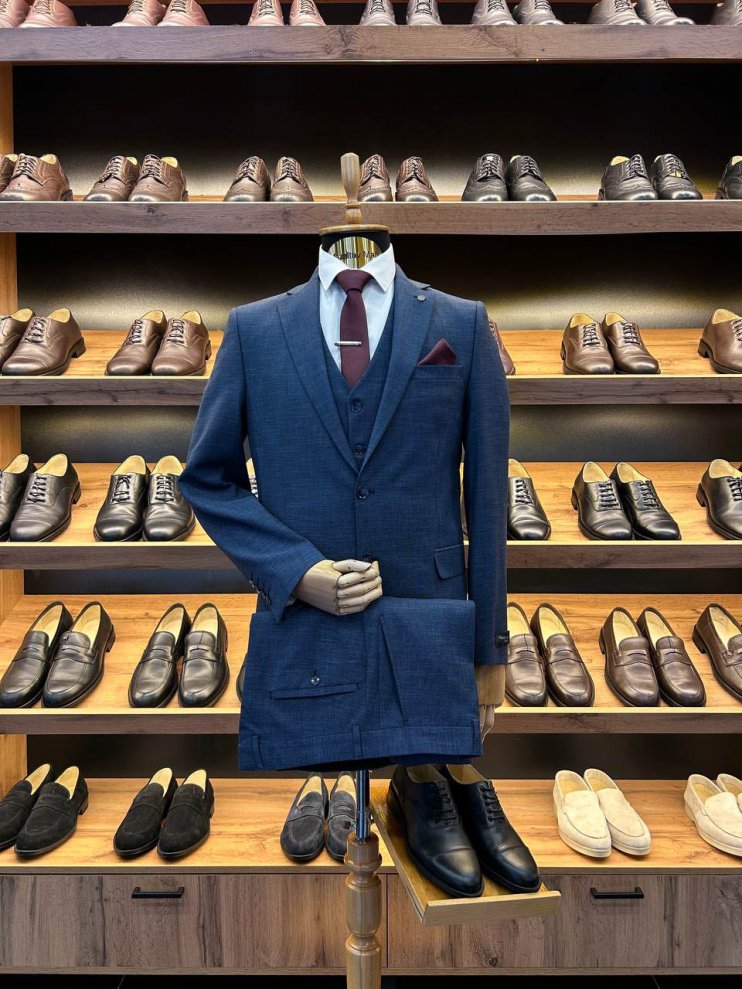 Костюм ФРК 3-ка Синий фактурный